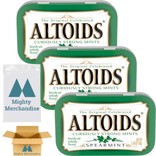 Mighty Merchandise Altoids Curiously Strong Spearmint Breath Mints cover