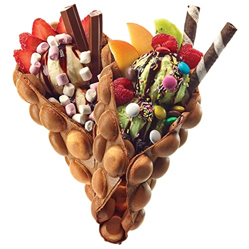 Sephra Bubble Waffle Mix, 30lb case. Just add water to serve fun, delicious Bubble Waffles for breakfast, lunch and dinner! Nut Free and Kosher Dairy, perfect for any occasion and treat.