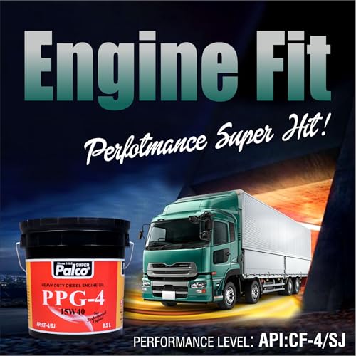 Image of PALCO PPG-4 15W40 | API:CF-4 /SJ & MB 228.1 Multigrade Engine oil for Diesel Commercial Road Transport Off Highway Vehicles | New Generation Automotive Vehicles | 8.5 Litres