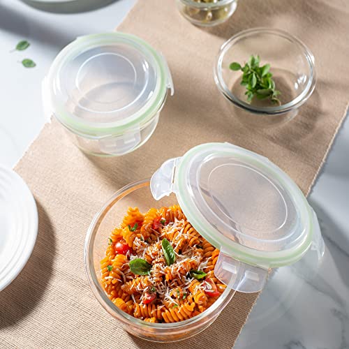 Image of Jaypee Plus Klaro Round 620ML Glass Storange Container Transparent (Pack of 1)