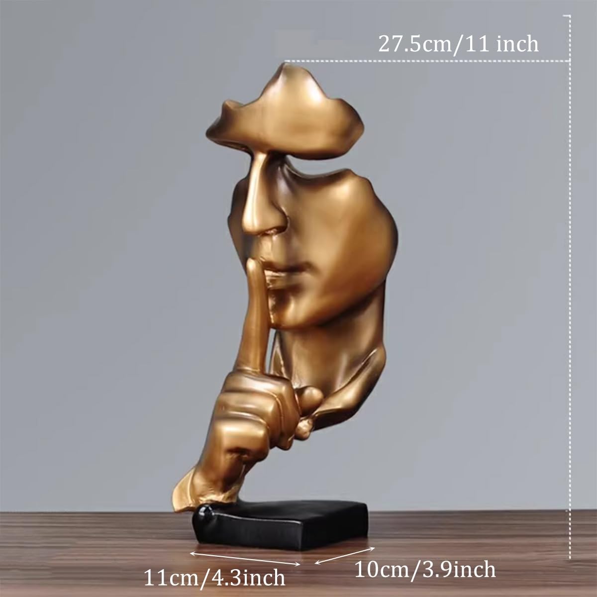 Wystrój półki na książki Estetyczna żywica abstrakcyjna figurka...(Style 1)