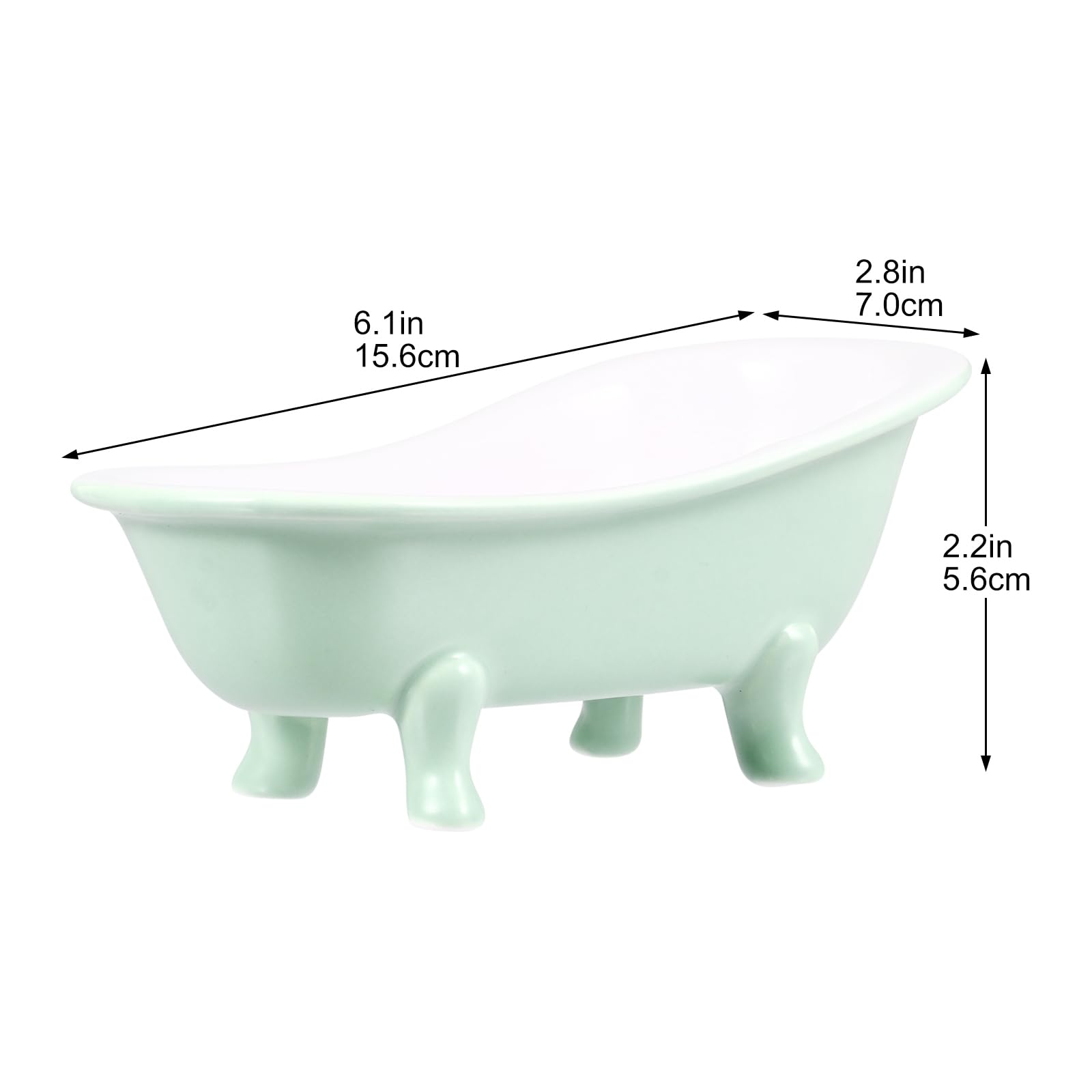 iplusmile Hamster Badewanne Aus Keramik Für Kleintiere Natürliche Kühlung Leicht Zu Reinigen 6.1"X2.2"X2.8" Für Hamster Und Degus Im Haustierkäfig
