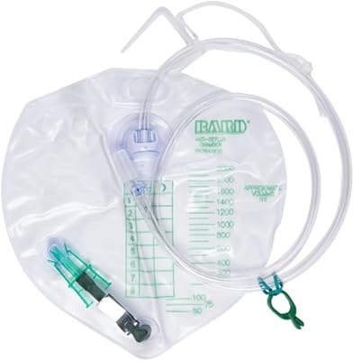1 Each Single Bedside Drainage Bag - Sterile Capacity 2000ccSingle-hook Hanger (String) Bard Medical Division 154002