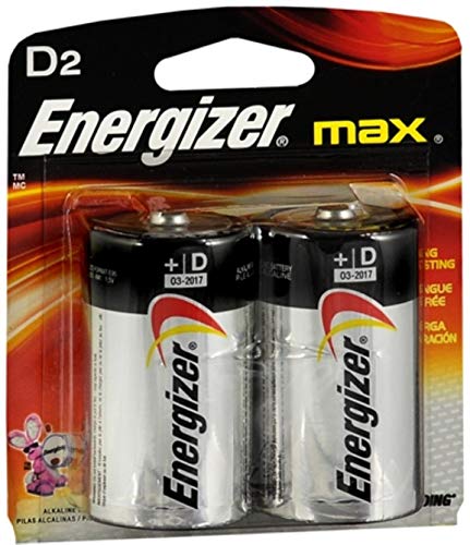 Energizer MAX Alkaline Batteries D 2 Each (Pack of 11)