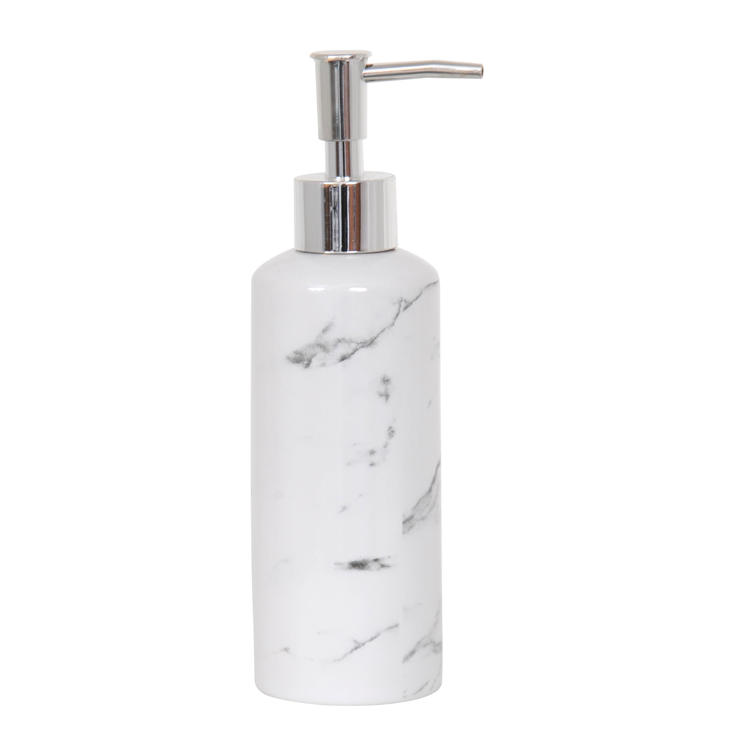 MSV Soap Dispenser, White, 8.6 x 6 x 18.5