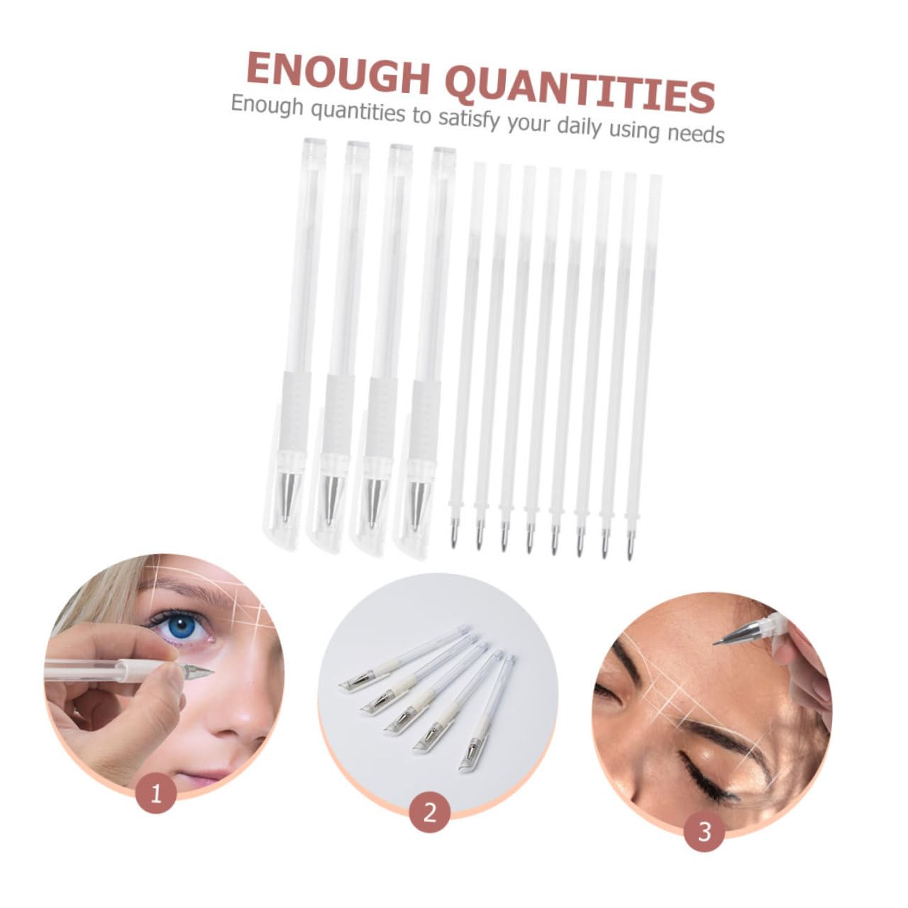 2 Sets Professional Tattooing Pen Tool Multifunctional Surgery Marker Pen Set