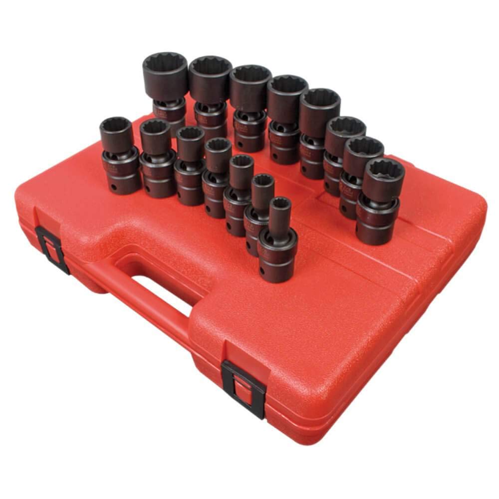 SUNEX TOOLS 2856 1/2-Inch Drive Universal 12-Point SAE Impact