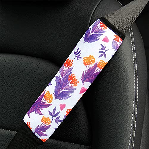 Ablily Correa para El Hombro del Cinturón de Seguridad del Automóvil Fundas Cinturón Seguridad Almohadilla Hombro Cinturón Seguridad, Material de Poliester, Alivie la Tensión de Su Cuello y Hombros Cover