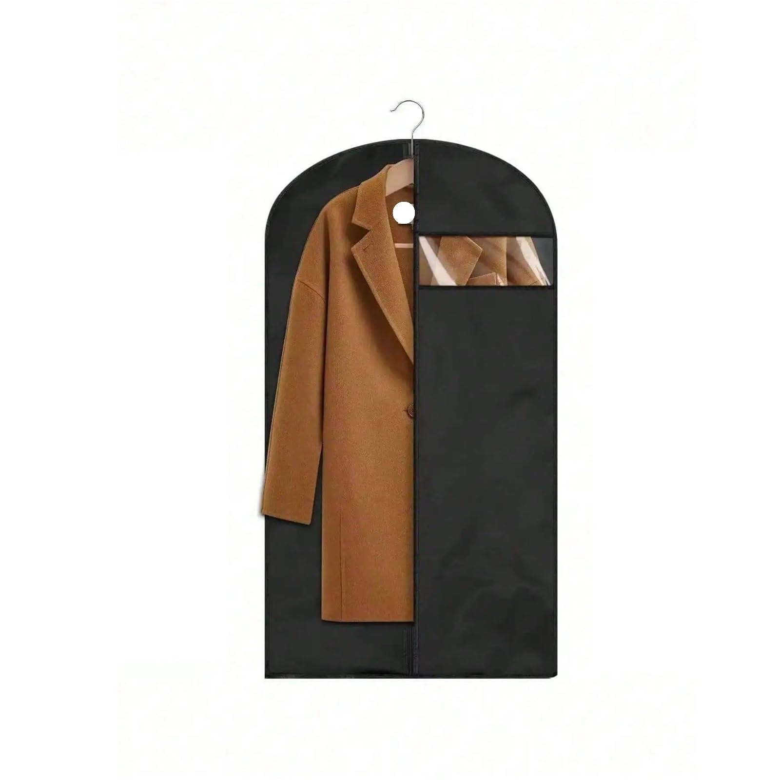 Funda de traje poliéster con ventana