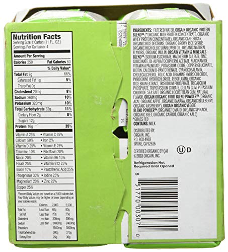 Orgain Organic Nutritional Shake Strawberries & Cream - 4 CT - Image 6