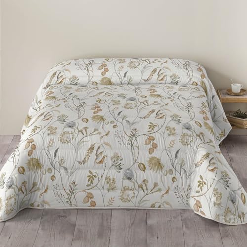 NATURALS Edredón Nórdico Estampado 300 Gramos - Cama 150-100% Microfibra, Tacto Suave, Gran Comodidad, Certificado OEKOTEX Standard 100 - Colección 2024/2025 (ELEA, 250x260 cm)