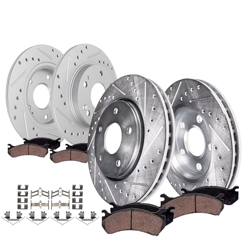 Detroit Axle - 8pc Brake Kit for 2011-2015 Honda 10.30"