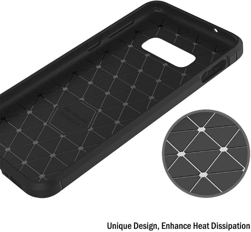 Image of Hybrid Carbon Fiber Back Case for Samsung Galaxy S10E (Black)