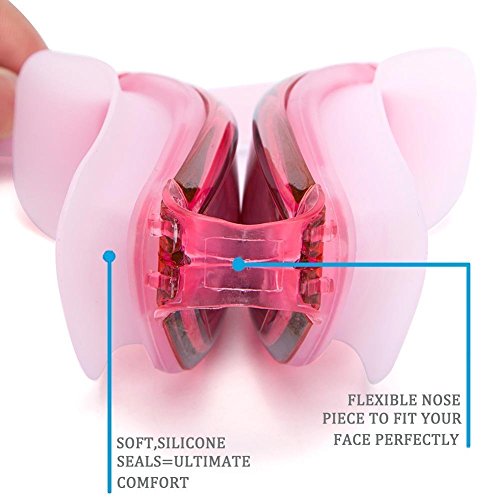 Set regolabile di occhiali da nuoto e berretto