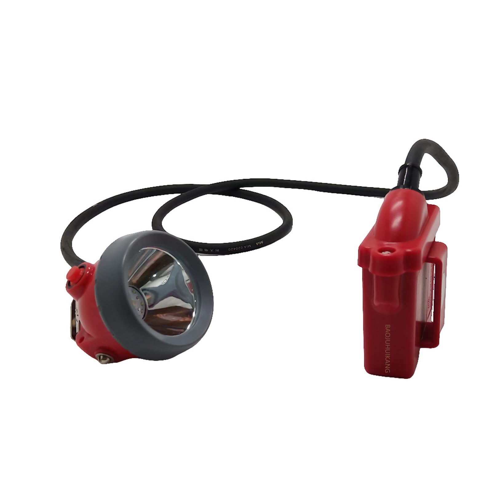 8W Akumulatorowa przemysłowa lampa górnicza, przenośna latarka 5200Mah Wodoodporna lampa górnicza Zewnętrzna lampa do pieszych wędrówek (czerwona)