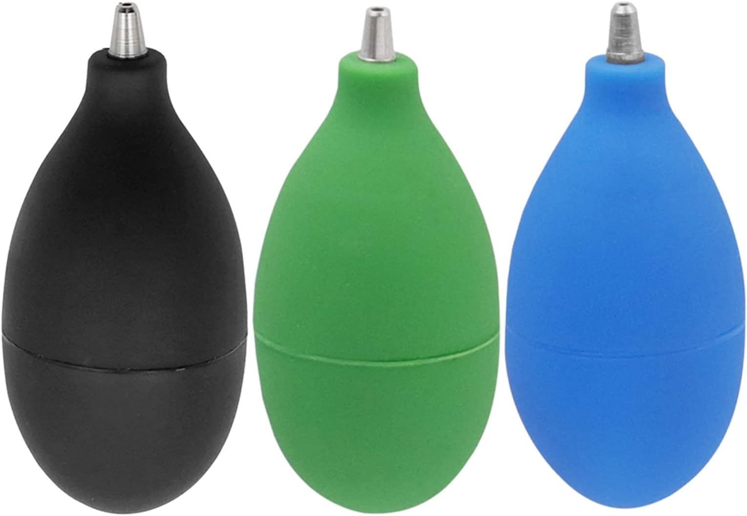 eneric 3pcs Computer Air Duster Keyboard Cleaning Air Blower Air Spray Computer Air Duster Soft PVC Body Bulb Shape Blower - Air Duster Super Strong Dust Blow Air Blaster Pump Mini Handheld Handheld