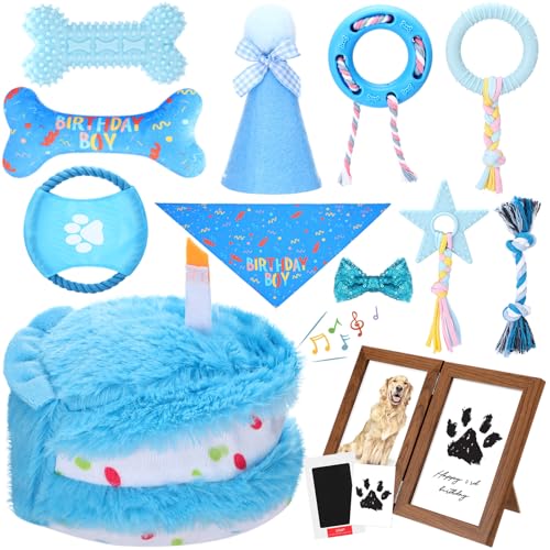 Set de juguetes para perro cumpleaños 14 piezas Gemscream