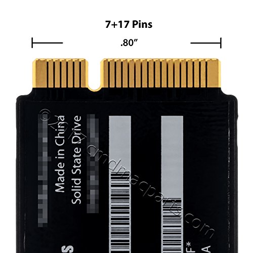 Image of Odyson - 128GB SSD Replacement for MacBook Air 11 inch A1465, 13 inch A1466 (Mid 2012)