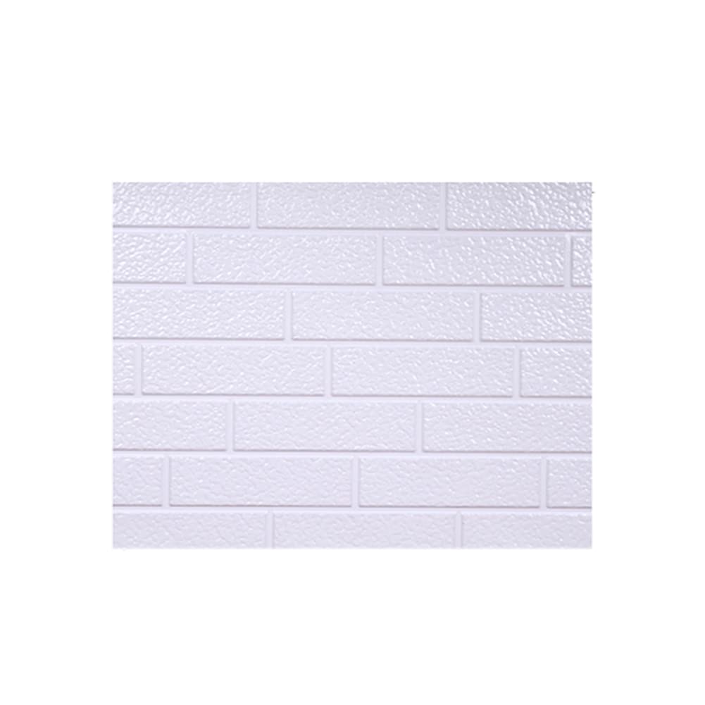 Pannelli isolanti per pareti esterne, 38 x 100 cm, decorazione con venature in mattoni, pannelli integrati per disegni intagliati in metallo, confezione da 6