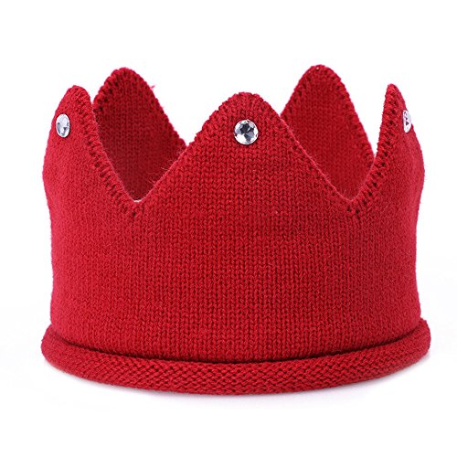 Baby Crown Hat Boys Girls Knit Headband Birthday...