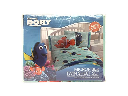 Disney/Pixar Finding Dory Splashy 3 Piece Sheet Set, Twin