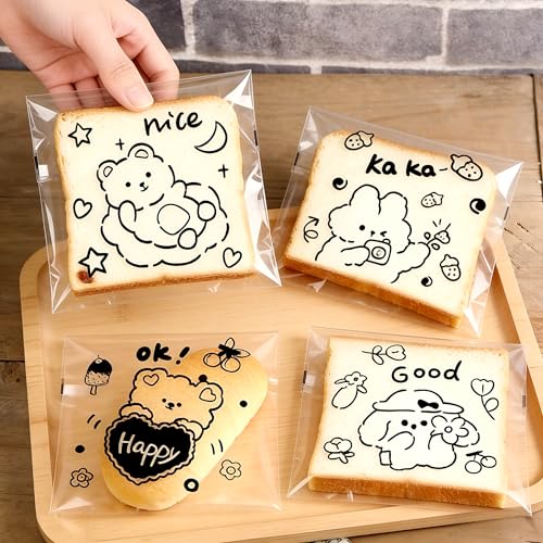 Getrays �p���� ���b�s���O �� 100���� OPP�� ���[�Y���T���h�� �X�C�[�c�p�b�N �������� ���S�� �~�j �S���e�[�v�t�� ���킢�� ���� �r�j�[���� �x�[�L���O��p�� �N�b�L�[ �`���R �p���p 15*18+3