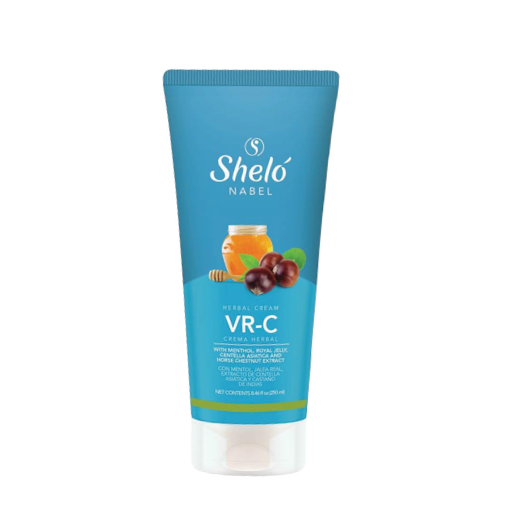 Shelo Nabel Anti-vericose Herbal Cream VR-C With Horsechestnut, Rosemary & Royal Jelly 8.46 fl oz