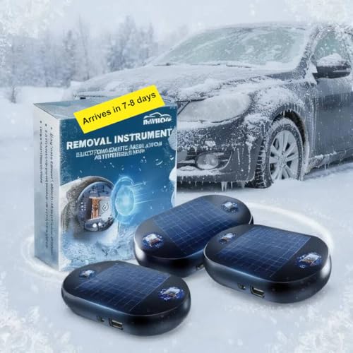 Descongelante de parabrisas para coche, 360°, interferencia molecular electromagnética, anticongelante, herramienta de limpieza de nieve, anticongelante electromagnético, instrumento de descongelación