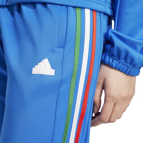 Adidas Women's Tiro Cut 3-Stripes Track Pants, Blue/Green/White, Small - image 3