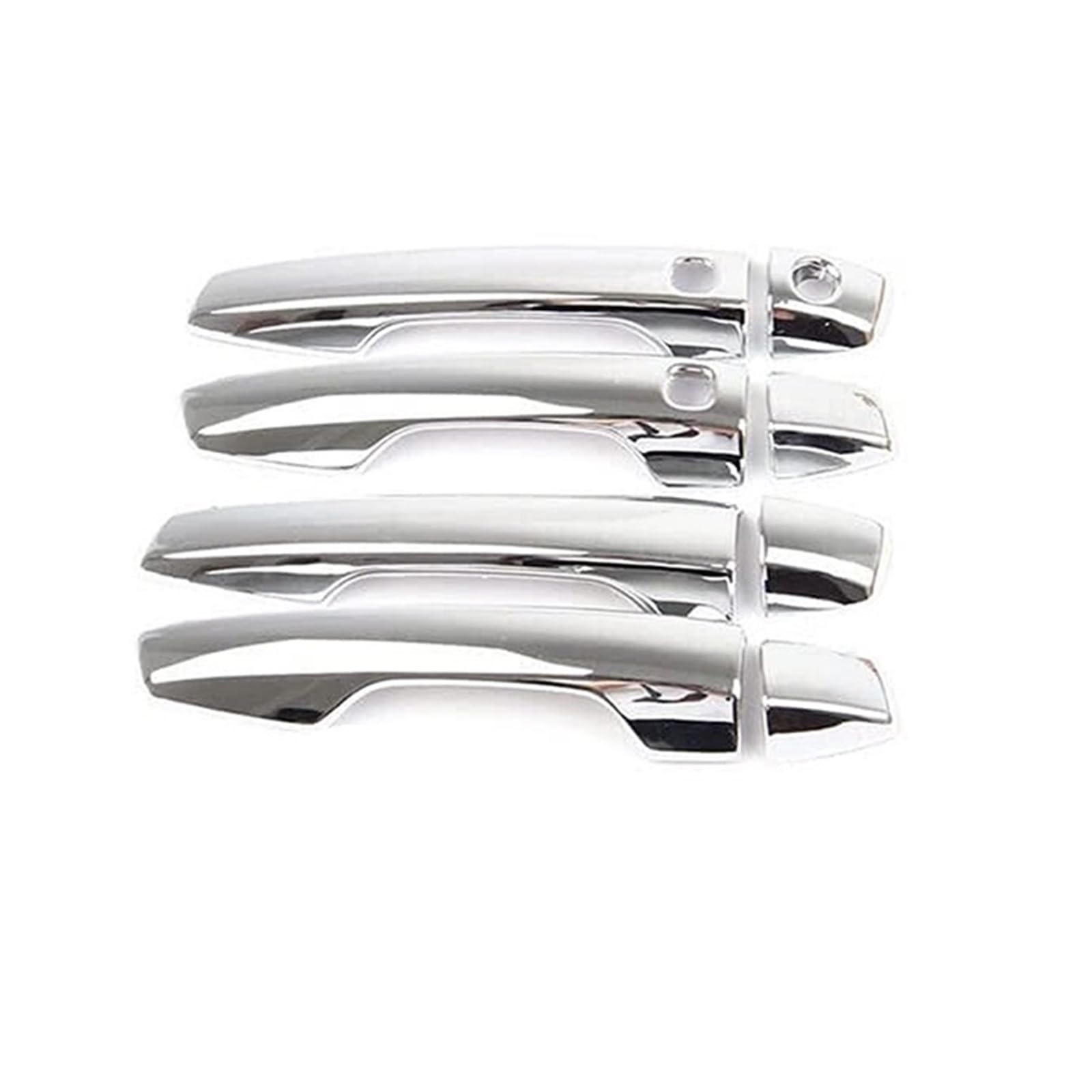 Drezzo Car Exterior Door Handle for Mitsubishi for Eclipse for Cross 2018-2022 Chrome Car Door Handle Cover Trim Cap Exterior Sticker(4Handle 2 Buttons)