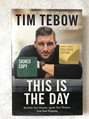 Autographed/Signed by Tim Tebow This Is The Day... 0525653023 Book Cover