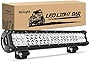 Nilight - 60005C-A 20Inch 126W Spot Flood Combo Led Light Bar Off Road Lights Boat Lighting Fog Light Driving Lights LED Work Light for Trucks, 2 Years Warranty