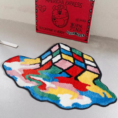 Tapete ELDONE Melted Magic Cube 86 x 61 cm Antideslizante miniatura 2