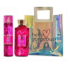 Tous les yeux riv&eacute;s sur elle - Grange blanche - Corps de bain/travail - Paquet de 2 pi&egrave;ces - Beaut&eacute; haut de gamme - La taille r&eacute;elle et l'emballage du sac cadeau Hello Gorgeous peuvent varier