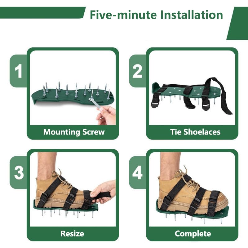 Zapatos aireadores con correas ajustables para césped miniatura 3