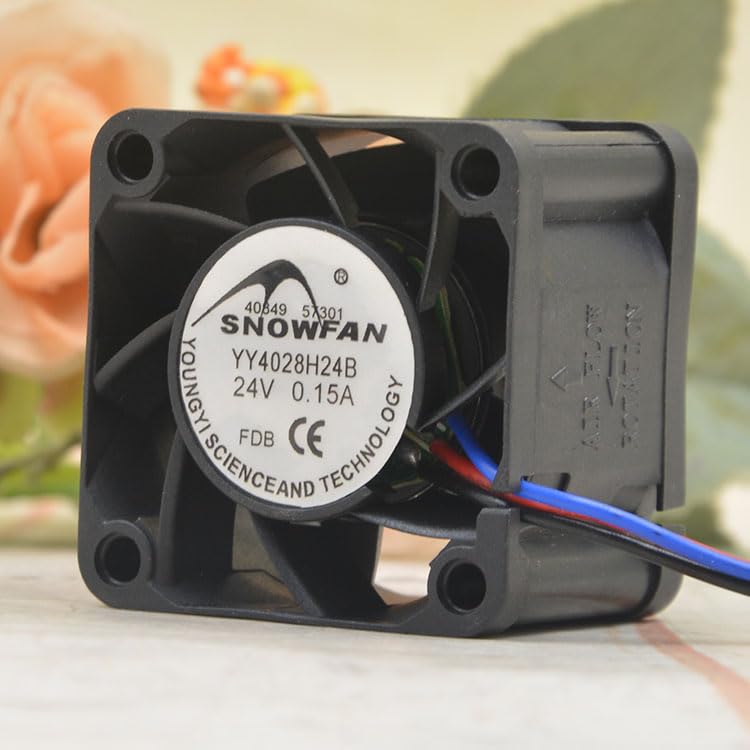 YY4028H24B 4028 24V 0.15A 4cm Double Ball Inverter Alarm Fan