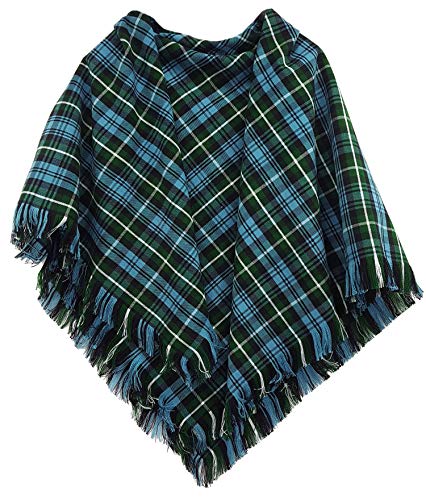 The Celtic Croft Lamont Homespun Tartan Shawl2