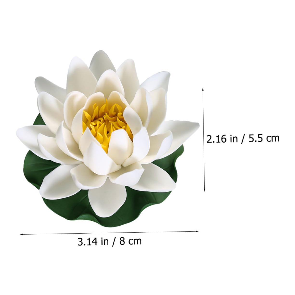 Cabilock 2 Piezas Soporte de Incienso de Cerámica Forma de Flor Base Decorativa para Hogar Zen para y Decoración de Interiores