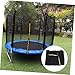 Trampoline Safety Net with Poles Anti-Fall Protective Enclosure for Various Trampoline High-Strength Fall Prevention Barrier Easy Installation Guard