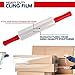 Stretch Film, 10 Inch x 1000 Feet Shrink Wrap for Pallet Wrap, Industrial Strength Stretch Wrap with Handles, Moving Shipping Wrapping Plastic Roll, 80 Gauge(20 Micron), Clear (1 Pack, inches)