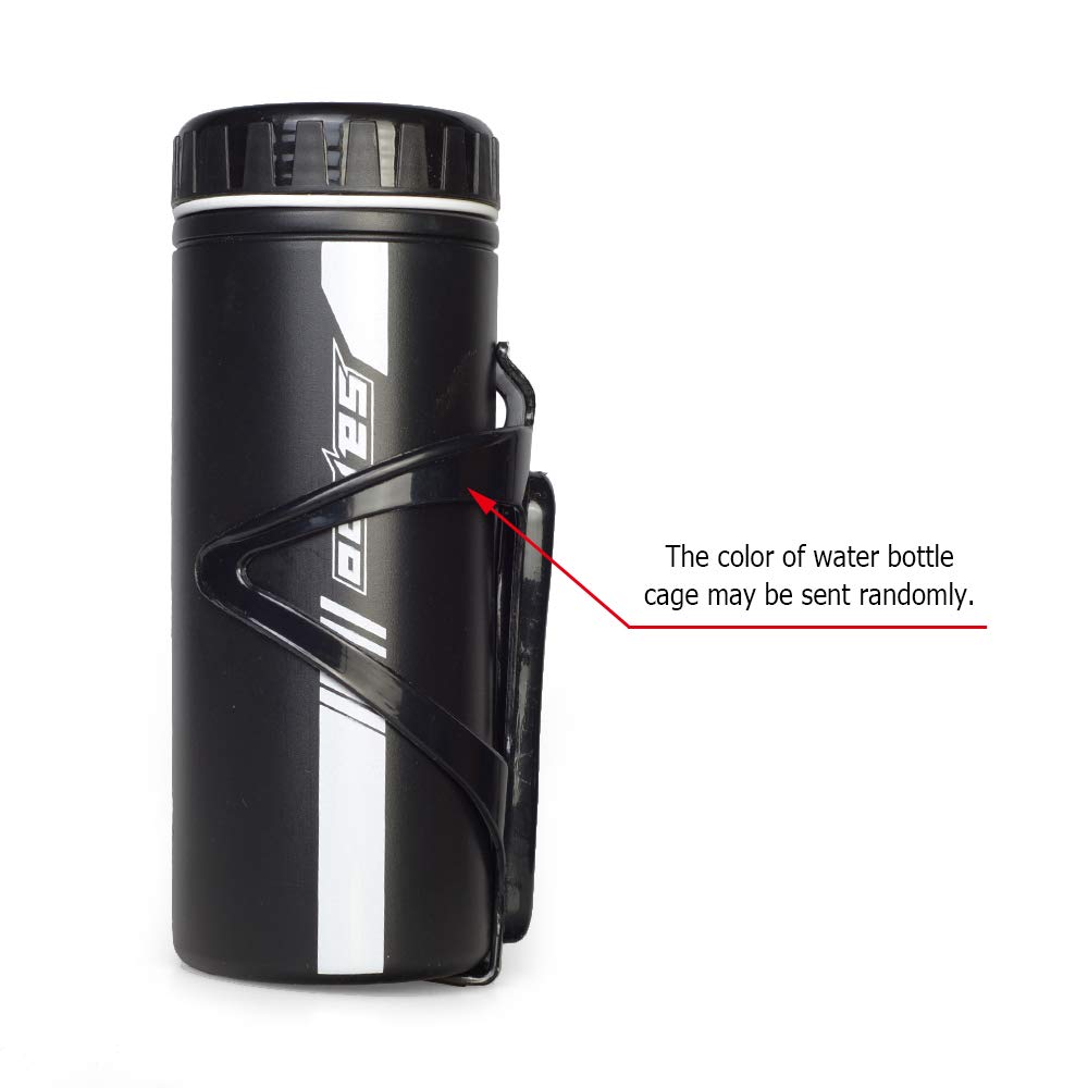 Lixada 14 in 1 Kit di Strumenti di Riparazione Bici con Mini Pompa Bottiglia per Attrezzi da Bici da 750 ml Set Bicicletta Mend Multi Funzione