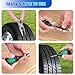 oycckko 29PCS Tire Repair Rubber Nail Kit,Tire Plug Kit,Car Emergency Tire Patch Kit,Self-Service Quick Puncture Repair Tools,Suitable for Car,Motorcycle,Truck