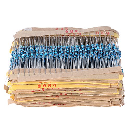 KKmoon 2000pcs Kit Componentes Electrónicos 1 / 4W 100 Valores de 1...