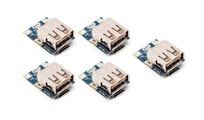 SP Electron 5V Micro USB DIY Step Up Power Bank Charging Module Circuit Board (Pack of 5)-image-33