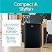 BLACK+DECKER BCRK32B Compact Refrigerator Energy Star Single Door Mini Fridge with Freezer, 3.2 Cubic Feet, Black