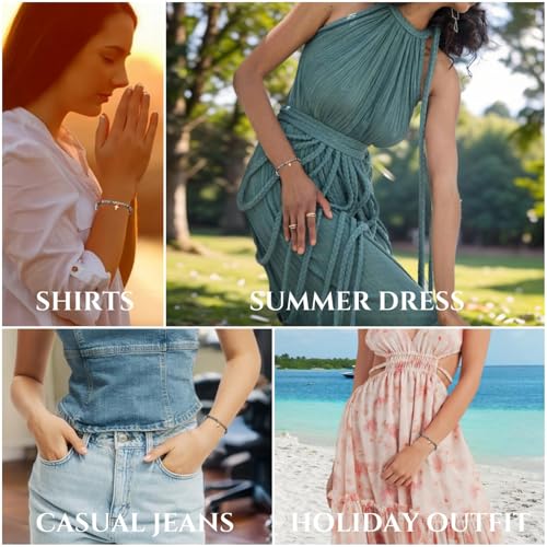 Christian Gifts for Women, Cross Bracelet, Christian Gifts, Inspirational Gifts for Women, Religious Gifts for Woman(Blue)4