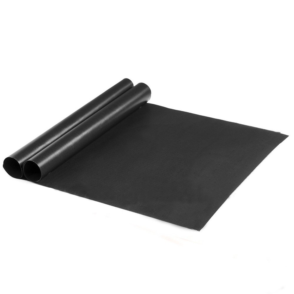 BBQ Grill Mats, 4 Pcs 40 X 33 cm Non Stick Oven Liner Teflon Cooking