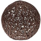 Abat-jour en rotin – ce simple abat-jour convient à de nombreux types de lampes et les protège des intempéries et des éclaboussures. abat-jour de style campagnard