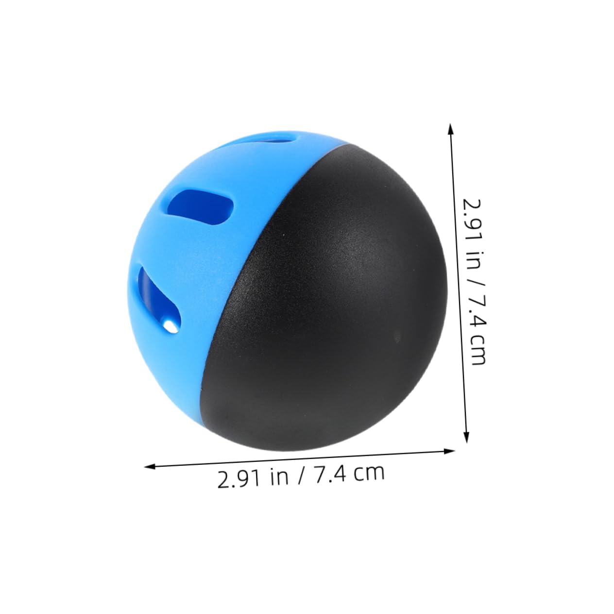 Totority Baseballs 4pcs Soft Practice Balls 74mm for Indoor/Outdoor Improve Batting Accuracy