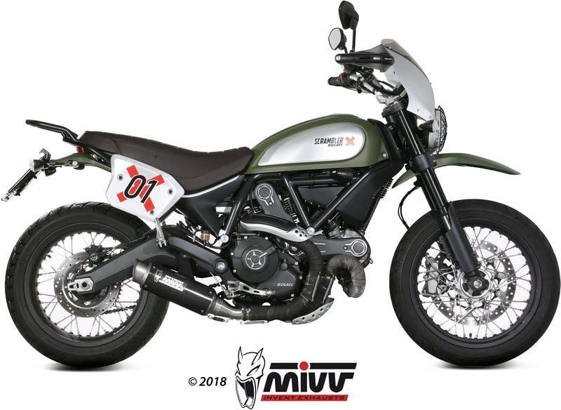 Amazon | MIVV スリップオンマフラー GPpro カーボン DUCATI SCRAMBLER 